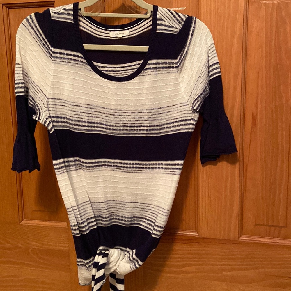 Maurice’s Bell-Sleeved Striped Shirt